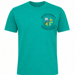 Jade PE T-shirt - Embroidered with Western Primary School Logo
