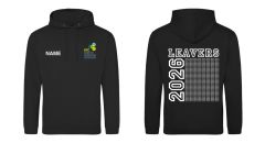 2026 YEAR 11 - Leavers Hoodie - Embroidered with UTC School logo, Students Initials/Names + Leavers Print