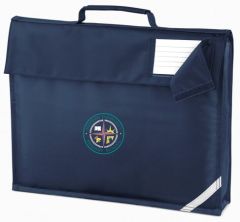 Navy Bookbag - embroidered with Western Primary School logo