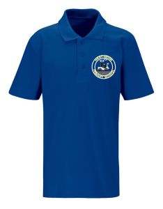Royal Polo Shirt *Nursery* - Embroidered with Westmoor Primary School Logo