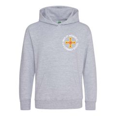 Grey Hoodie (Years 5 & 6 Only) - Embroidered with Whitley Memorial C of E Primary School Logo