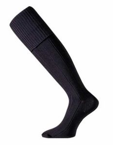 Bluemax Black Sports Socks for Whyrtig Middle School