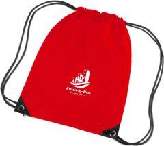 Red PE Bag - Embroidered with Witton-le-Wear Primary School logo