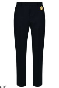 Girls Black Contemporary Trouser (GTP) - Embroidered with Wolsingham School logo 