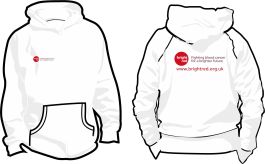 Red hoodie with white sleeves discount