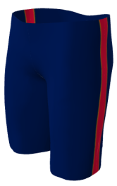 Tracksuit Bottoms (Navy/Red/White) - Embroidered with Dame Allan's Junior  School Logo