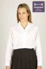 White Long Sleeve Non Iron Rever Collar Blouses - Twin Pack (LRP/RLB)