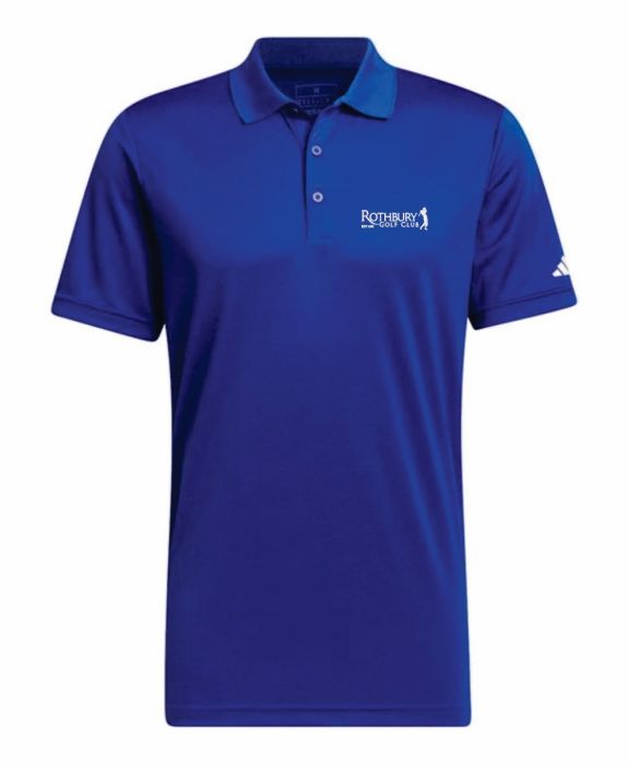 Adidas Performance Polo - Embroidered with the Rothbury Golf Club